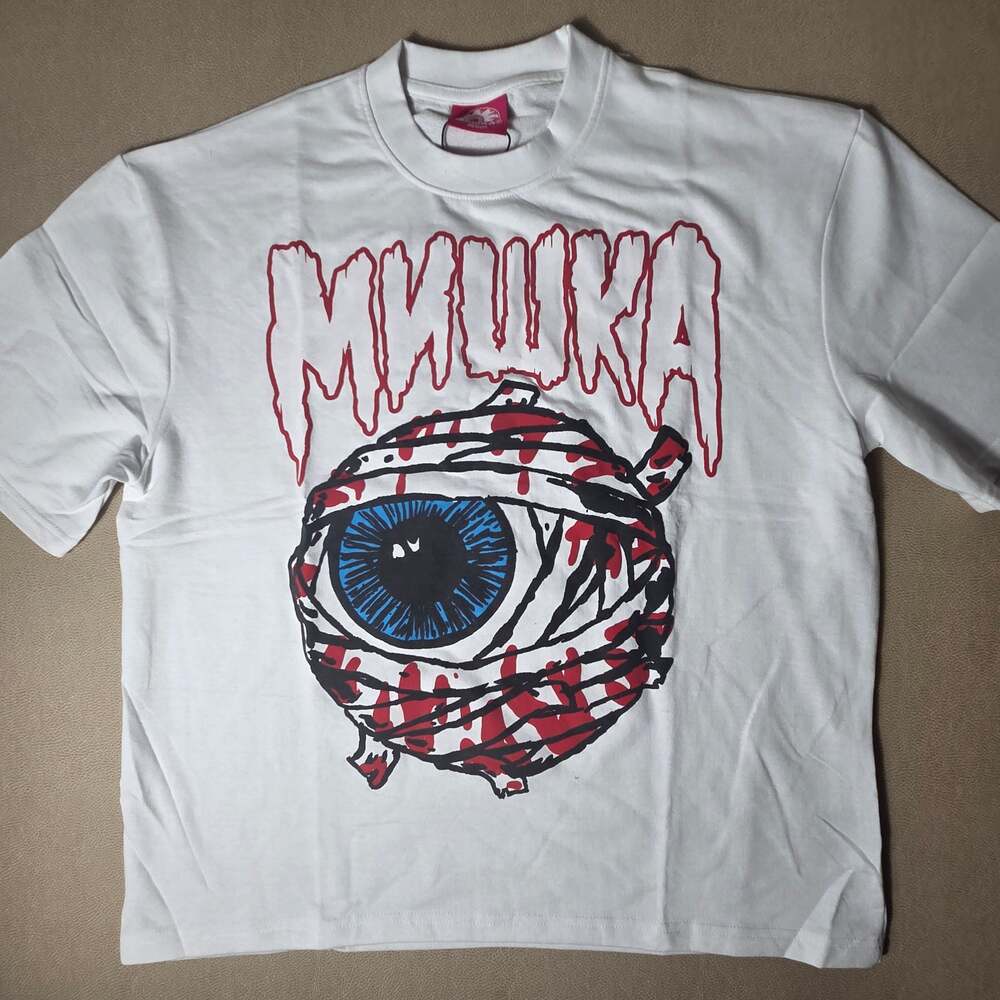 Mishka NYC Keep Watch Mummy Eyeball French Terry Graphic T-Shirt Medium NWT